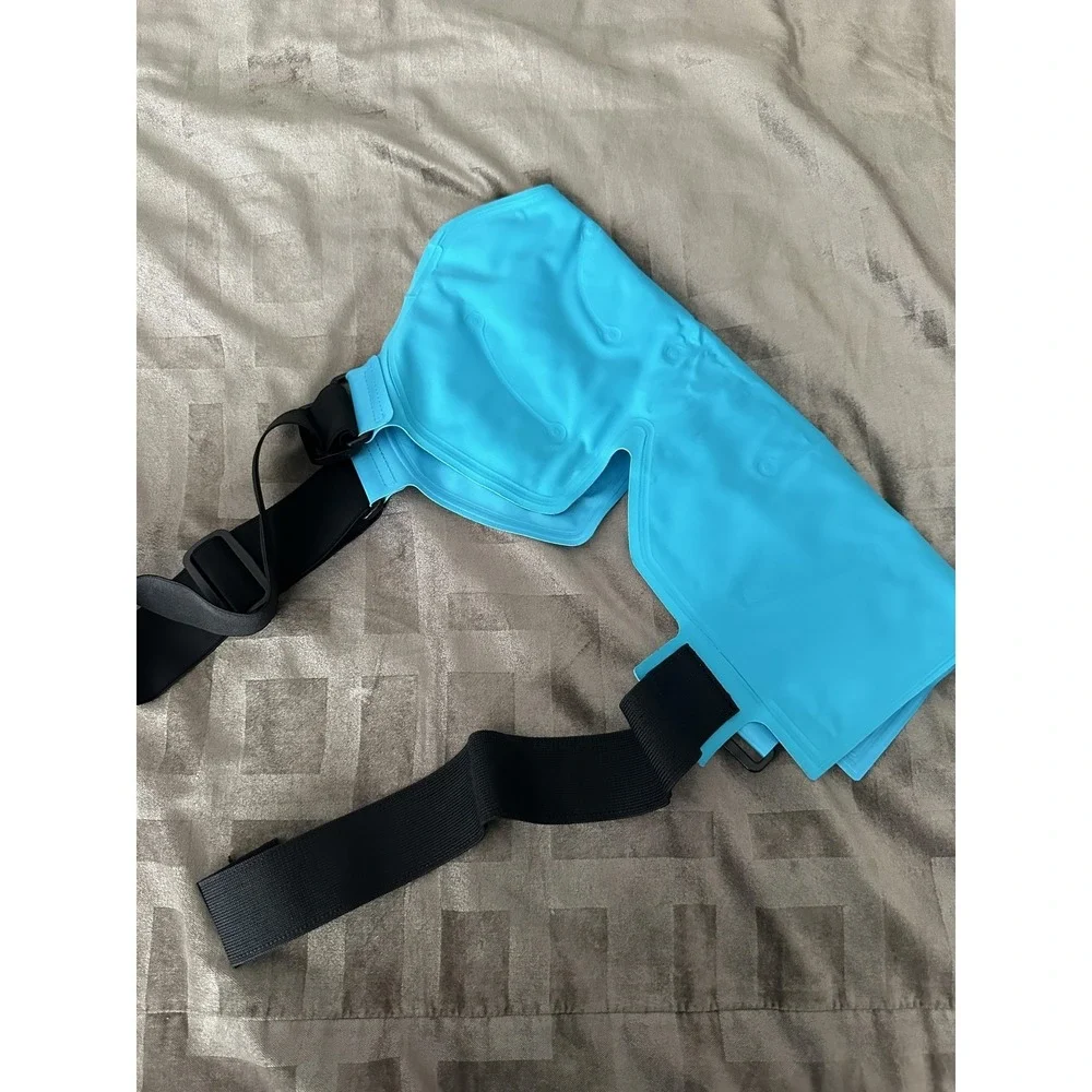 Comfytemp Hot Cold Gel Pack‎ Microwaveable Adjustable Strap Pain Relief Blue